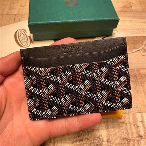 goyard carhholder retail price|goyard saint sulpice card holder.